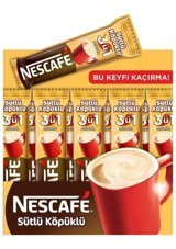 Nescafe 3'ü 1 Arada Sütlü Köpüklü 17.4 gr 48 Adet Granül Kahve Hazır Kahve