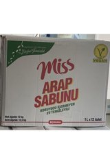 Miss Zeytinyağlı Sıvı Arap Sabunu 12x1 lt