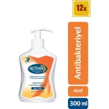 Activex Nemlendiricili Antibakteriyel Köpük Sıvı Sabun 300 ml 12'li