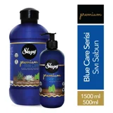 Sleepy Premium Blue Care Nemlendiricili Köpük Sıvı Sabun 500 ml+1.5 lt 2'li