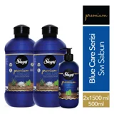 Sleepy Premium Blue Care Nemlendiricili Köpük Sıvı Sabun 500 ml+1.5 lt 3'lü