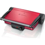Bosch TCG4104 2 Dilim Teflon Çıkartılabilir Plaka Tek Yönlü 2000 W Izgaralı Kırmızı Tost Makinesi/Waffle ve Tost Makinesi