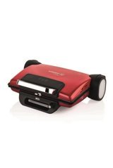 Korkmaz A811-03 Tostema 6 Dilim Granit Çıkartılabilir Plaka Tek Yönlü 1800 W Izgaralı Kırmızı Tost Makinesi/Waffle ve Tost Makinesi