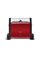 Homend Toastbuster 1382H 6 Dilim Döküm Çıkartılabilir Plaka Tek Yönlü 1800 W Izgaralı Kırmızı Tost Makinesi/Waffle ve Tost Makinesi