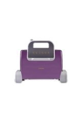 Homend Toastbuster 6 Dilim Granit Çıkartılabilir Plaka Tek Yönlü 1800 W Izgaralı Mor Tost Makinesi/Waffle ve Tost Makinesi