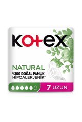 Kotex Natural Organik Antialerjik Orta Normal 7'li Hijyenik Ped 1 Adet