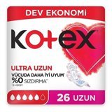 Kotex Ultra Dev Organik Antialerjik Ultra Uzun 26'lı Hijyenik Ped 1 Adet