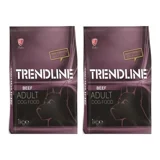 Trendline Biftek Tüm Irklar Yetişkin Köpek Maması 2x1 kg