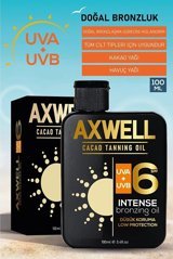 Axwell Cacao Tanning Oil 6 Faktör Güneş Yağı 100 ml