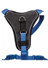 Trixie Premium Ayarlanabilir 95-120 cm Göğüs Sırt Tasması Köpek Tasması Mavi
