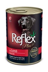 Reflex Plus Kuzu Aromalı Soslu Yetişkin Köpek Maması 400 gr Tekli