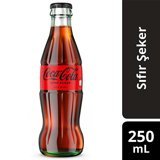 Coca Cola Şekersiz Şişe Kola 250 ml