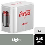 Coca Cola Light Kutu Kola 250 ml 6 Adet
