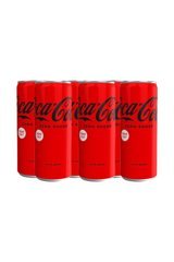 Coca Cola Şekersiz Kutu Kola 250 ml 6 Adet
