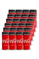 Coca Cola Şekersiz Kutu Kola 200 ml 24 Adet