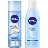 Nivea Aqua Sensation Tüm Ciltler İçin Yüz Temizleyici Jel Tonik 200 ml