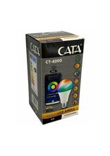 Cata Ct-4000 9 W Tasarruflu Akıllı Renkli Rgb Kumandalı E27 Armut Led Ampül