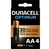 Duracell Optimum LR6 1.5 V Alkalin AA / Kalem Pil 4'lü