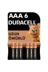 Duracell Basic LR03 1.5 V Alkalin AAA / İnce Kalem Pil 6'lı