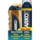 Arko Seyahat Boyu Tıraş Köpüğü 250 ml+200 ml