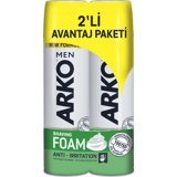 Arko Anti-Irritation Seyahat Boyu Tıraş Köpüğü 2x200 ml