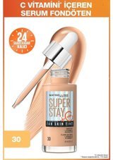 Maybelline New York Super Stay Skin Tint 30 Serum Şişe Fondöten 30 ml