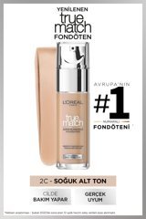 L'Oreal Paris True Match 2R Rose Vanilla Likit Şişe Fondöten 30 ml