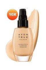 Avon Calming Effects Ivory Likit Şişe Fondöten 30 ml