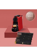 Nespresso D30 Red Essenza 1450 W 0.6 lt Kapasiteli Mini Espresso Kapsül Kahve Makinesi