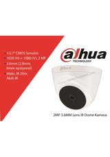 Dahua Hac-T1A21P Analog 1 Kameralı 360 Derece Dönen Gece Görüşlü Dış Mekan Kablosuz Güvenlik Kamerası