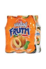 Uludağ Frutti Şeftalili Soda 6'lı 200 ml