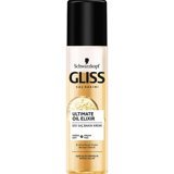Gliss Ultimate Oil Elixir Aminoasit Argan Yağı Besleyici Boyalı Tüm Saçlar için Durulanmayan Kadın Saç Kremi 200 ml