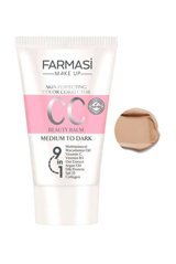 Farmasi Medium To Dark 4 Güneş Koruyuculu Suya Dayanıklı CC Krem 50 ml