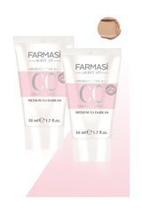 Farmasi All In One Ortadan Koyuya Güneş Koruyuculu Suya Dayanıklı CC Krem 2x50 ml