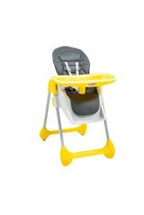 Baby2Go 23710 Lüx Prag Alüminyum Emniyet Kemerli 20 kg Kapasiteli Tekerlekli Sandalye Üstü Tepsili Oturaklı Katlanır Mama Sandalyesi Lila