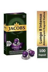 Jacobs 8 Intenso Lungo 10x10'lu Kapsül Kahve