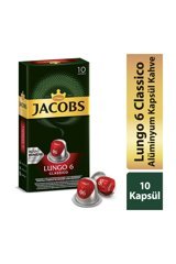 Jacobs 6 Classico Lungo 10'lu Kapsül Kahve