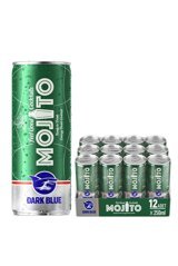 Dark Blue Mojito Aromalı Enerji İçeceği 12 Adet 250 ml