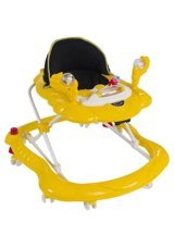 Royal 8 Tekerlekli 3 Kademeli Oyuncaklı Müzikli Örümcek Yürüteç Sarı