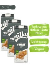 Nilky Vegan Yulaf Sütü Laktozsuz 3'lü 1 lt