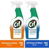 Cif Power&Shine Sprey Mutfak ve Banyo Temizleyici1.5 lt