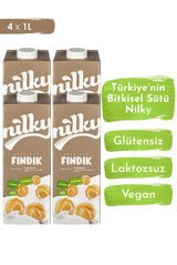 Nilky Vegan Fındık Sütü Laktozsuz 4'lü 1 lt