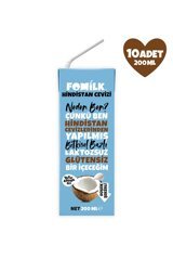 Fomilk Vegan Hindistan Cevizi Sütü Laktozsuz 10'lu 200 ml