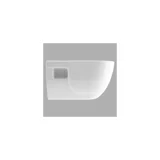 Lucco Brilla 37.5 cm Seramik Kanalsız Alttan Çıkışlı Gömme Duvara Sıfır Asma Gömme Klozet Beyaz
