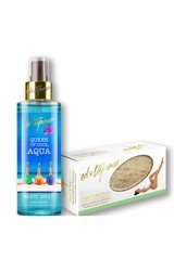 Eda Taşpınar Selülit Giderici Sapsız At Kılı Fırçası Ve Queen Of Cool Aqua 200Ml Vücut Spreyi