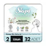 Sleepy Bio Natural Premium Plus Organik 32'li Uzun Günlük Ped