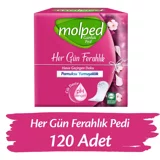 Molped Her Gün Ferahlık Organik 120'li Normal Günlük Ped