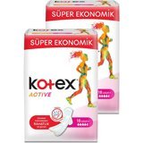Kotex Active Süper Ekonomik Organik 2 Adet 18'li Uzun Günlük Ped