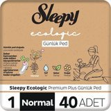 Sleepy Ecologic Premium Plus Organik 40'lı Normal Günlük Ped
