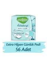 Molped Antibakteriyel Organik 56'lı Normal Günlük Ped